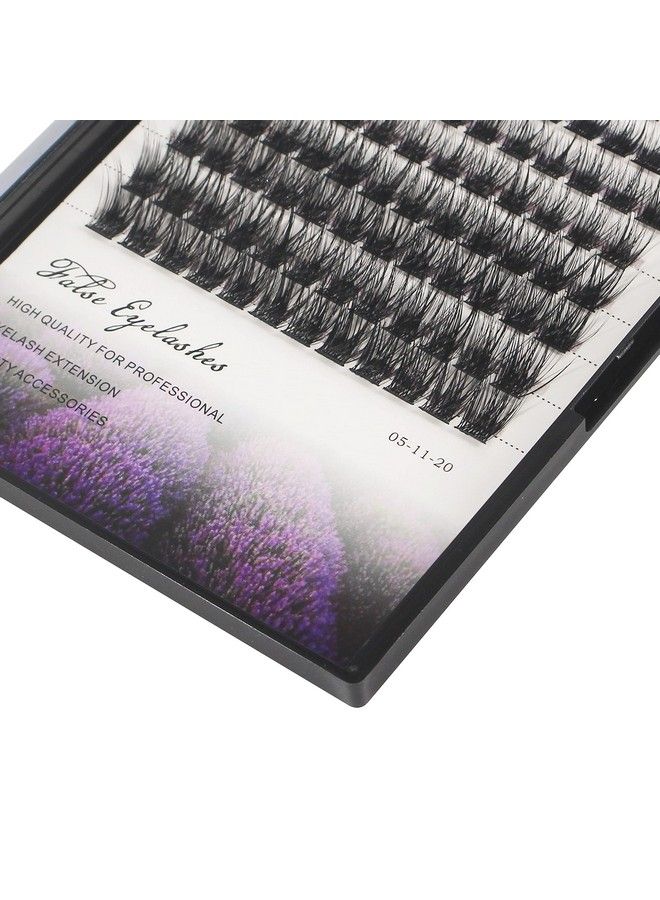 Dedila 96Pcs Mixed 8101214Mm/10121416Mm Thick Base Dramatic Black Soft Cluster Individual False Eyelashes Wide Stem 5D Volume Eye Lashes Extensions (10121416Mm) - Image 3