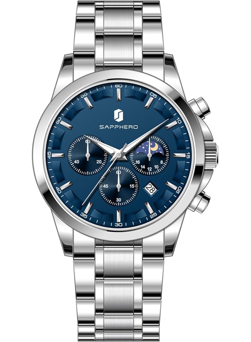 Sapphero ساعات رجاليه  كوارتز ضد الماء - Image 1