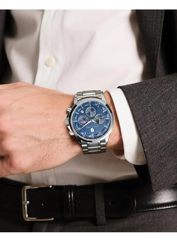 Sapphero ساعات رجاليه  كوارتز ضد الماء - Image 3