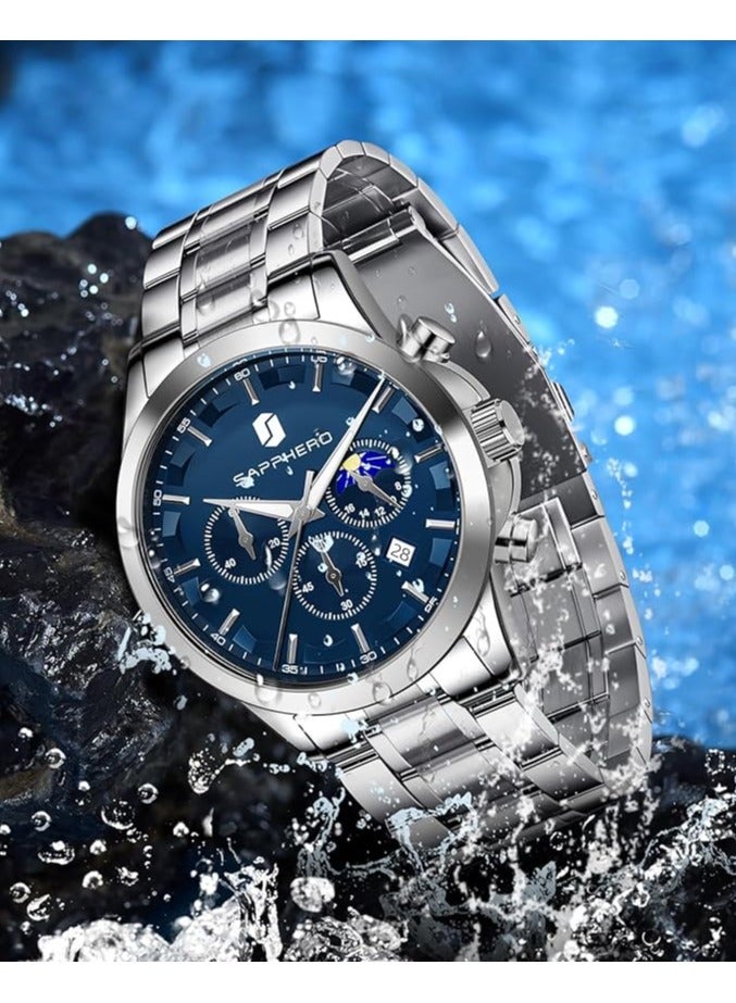 Sapphero ساعات رجاليه  كوارتز ضد الماء - Image 4
