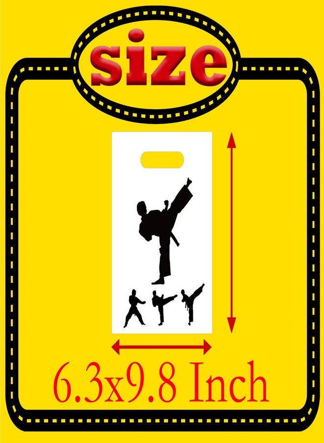 كوبا بلاي مجموعة أكياس التايكوندو من كوبا بلاي (٥٠ قطعة) - لوازم حفلات بطابع الكونغ فو والمصارعة - أكياس بلاستيكية لهدايا حفلات استقبال المولود وأعياد الميلاد - Image 4