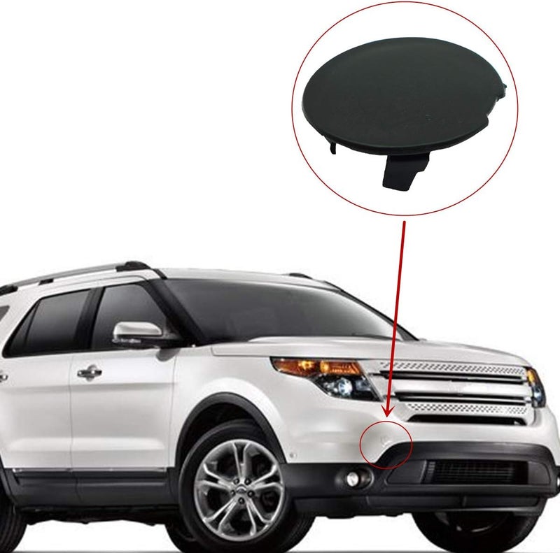 TIKSCIENCE Front Bumper Tow Hook Cover Cap for Ford Explorer - Image 2