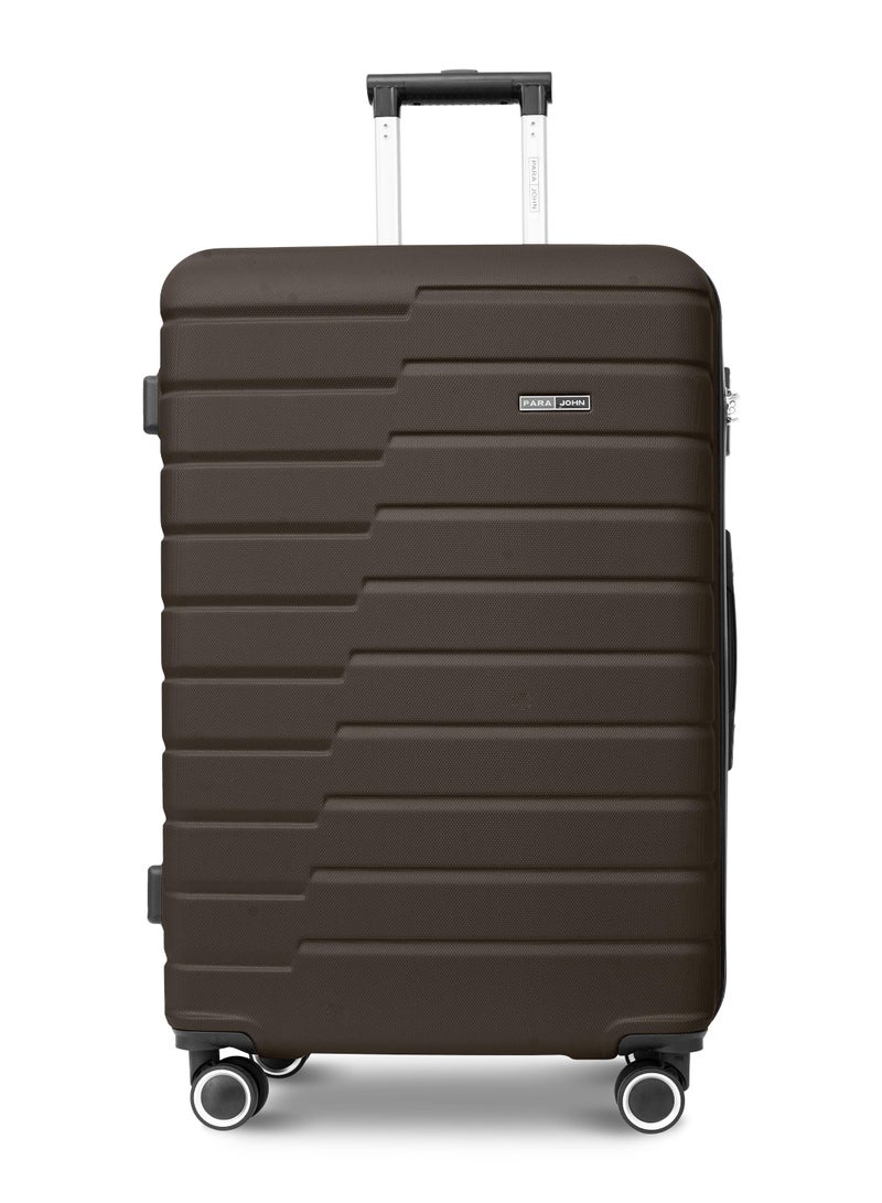 PARAJOHN Beta large Size Lightweigh ABS Hardside Spinner Luggage Trolley -28 Inch | Carrying 30KG 4-Wheel Hardshell Suitcase-Brown - Image 1