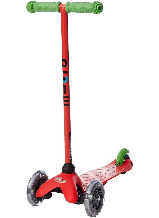 Micro Scooters - Mini Classic Sporty Red with Red T-Bar |Swiss Designed| Scooter for Kids | Kids Scooter | Scooter with LED Wheels | Scooter for Kids 2-5 Years - pzsku/Z6D87A0D14D1F11837AADZ/45/_/1732015970/2121a7ae-1812-44c0-9b0d-e0444ee8f3d9