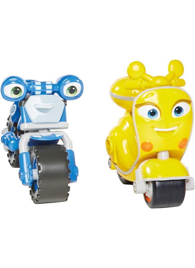 Ricky ZOOM Ricky Zoom Loop & Scootio Motorcycle Toys (Set of 2), Multi  - Image 1