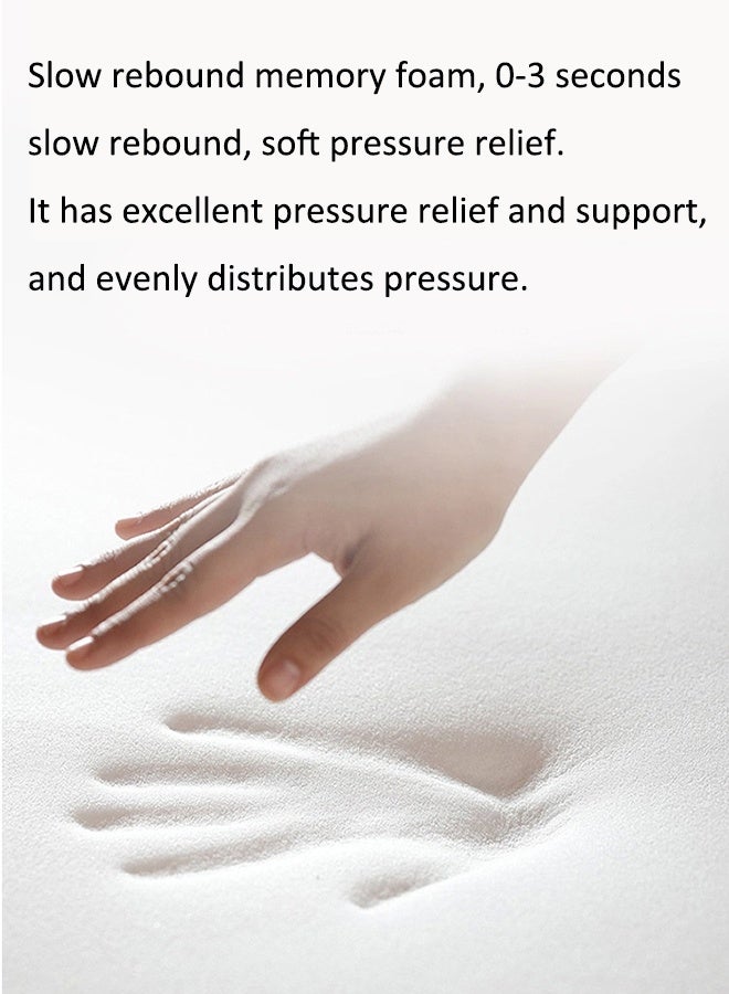 Aissiora Baby neck support pillow Baby's head shaping pillow Memory foam pillow core Prevention and correction of eccentricity Baby pillows Suitable for newborns - Image 5