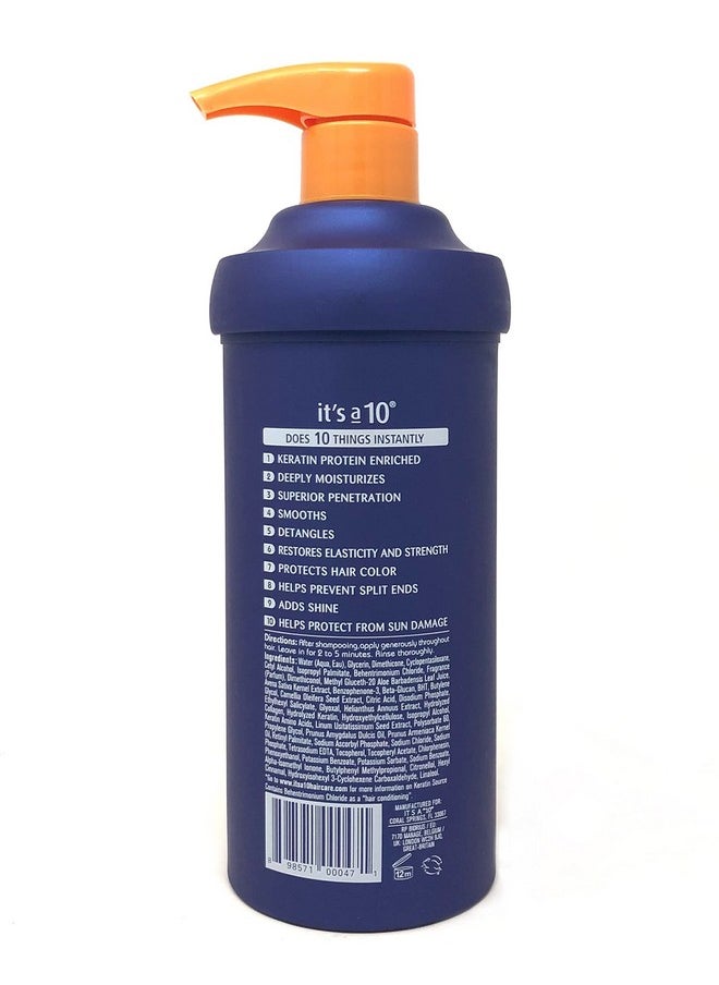 It's a 10 Haircare - It's A 10 Miracle Deep Conditioner Plus Keratin for Unisex, 17.5 Ounce - Image 1