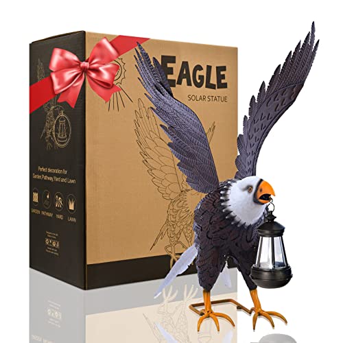 Nacome Metal Bald Eagle Large Outdoor Statues,Yard Decorations Outdoor Garden Sculptures & Statues，Garden Gifts - Image 2