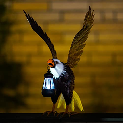 Nacome Metal Bald Eagle Large Outdoor Statues,Yard Decorations Outdoor Garden Sculptures & Statues，Garden Gifts - Image 3