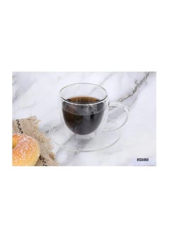 Double glass mug 250 ml with Oxford plate OXFSSGO60 - pzsku/Z6D87C822FDD9180CD3A6Z/45/_/1731326015/818eac64-4444-4cc9-b013-51a00efe3062