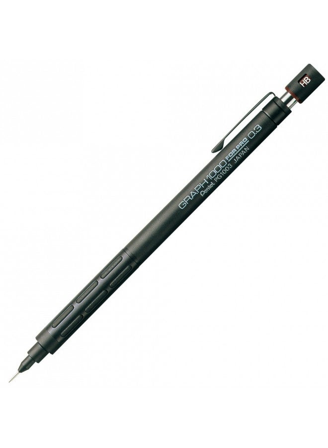 Pentel قلم رصاص ميكانيكي من بنتل، جراف 1000 للمحترفين، للرسم، 0.3 مم (PG1003) - Image 1