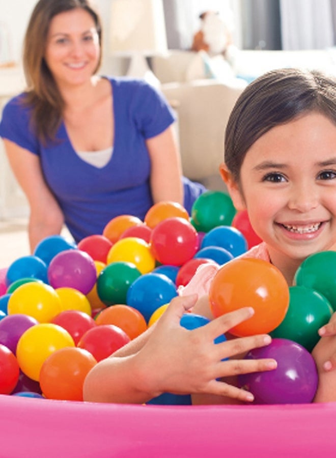 INTEX 100-Piece Fun Ball Set 8cm - Image 3
