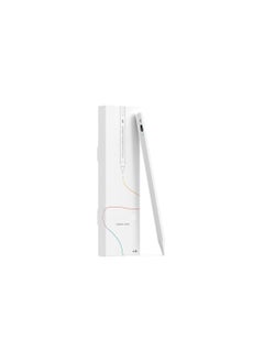 Dual Active Stylus Pen for iPad, iPhone, and Android Touchscreen Devices – White