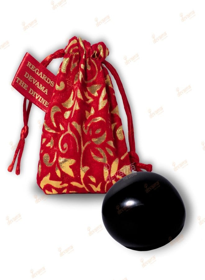 Devama The Divine™ Natural Black Stone Shaligram/SALIGRAM/SHALAGRAM/SALAGRAMA Shila for Pooja (Religious Stone) for Divine Blessings from GANDAKI River - Image 5