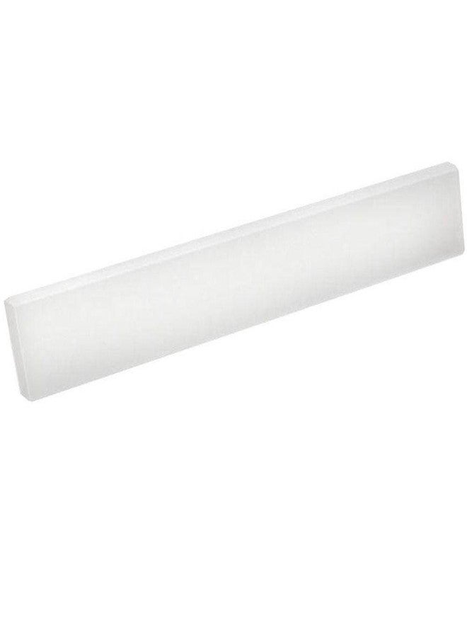 Swanstone Swan VT00022SS.010 Ellipse 0.75-in L x 22-in W x 3-in H Solid Surface Vanity Side Splash, White - Image 2