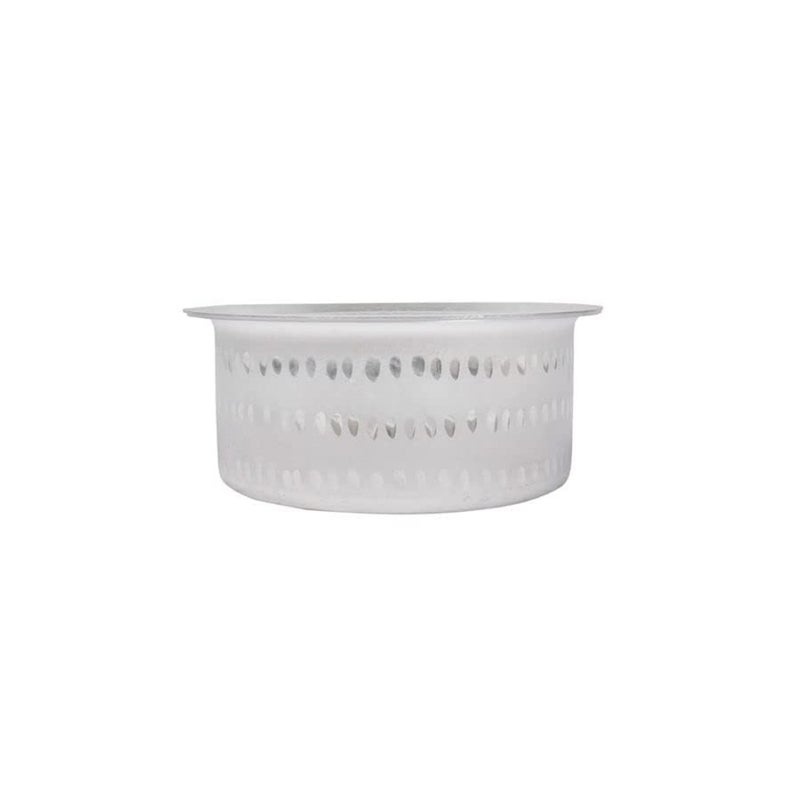 Aluminium Hammered Large Tope/Cooking Pot With Lid Silver 10.9L - Image 2
