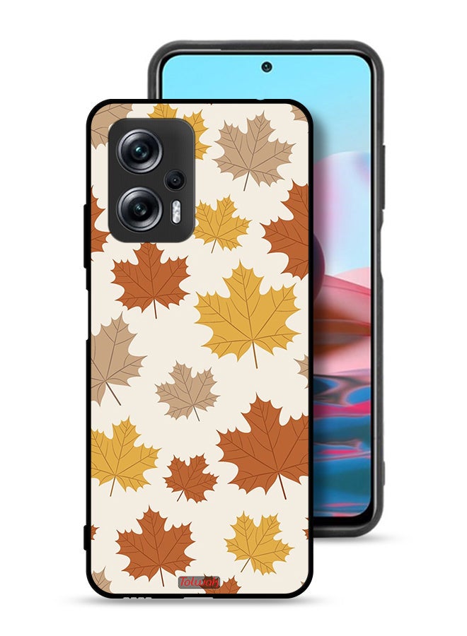 Tolwak Xiaomi Poco X4 GT Protective Case Cover Autumn Leaves - Image 1
