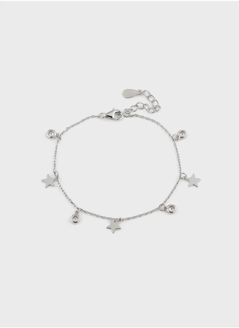 MOMNT Cubic Zirconia Star Bracelet