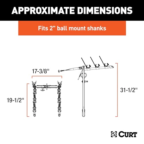 CURT 18013 ClampOn Bike Rack - Image 3