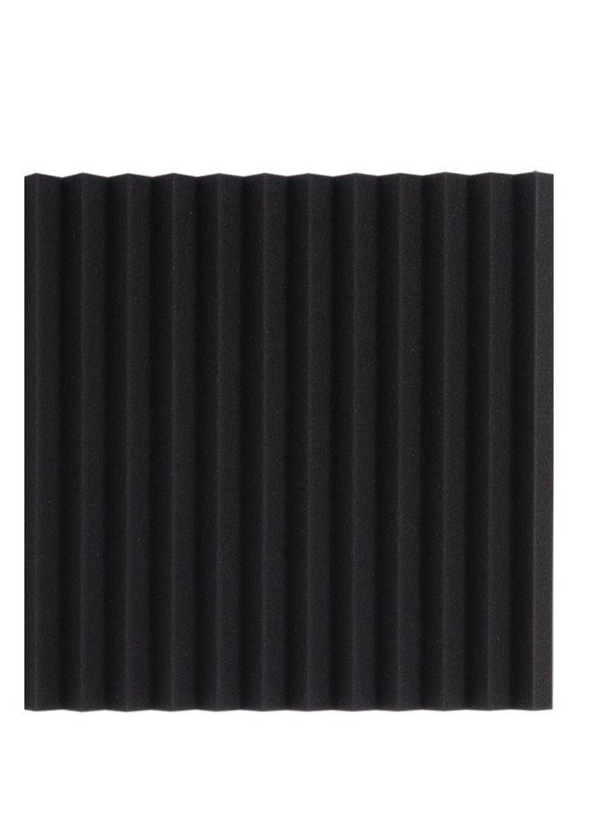 Generic 12-Piece Recording Studio Soundproof Wedge Foam Red/Black  - Image 4
