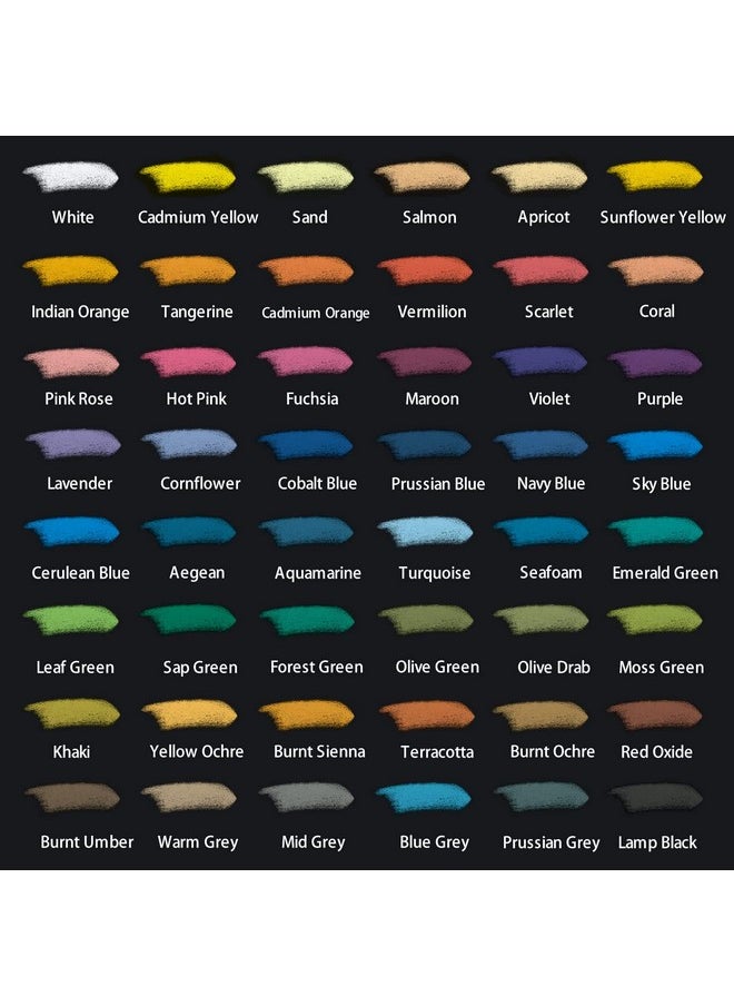 Soft Pastels In Tin Box Signature 48Pc 48 Assorted Colors Vibrant Pastel Sticks Great Blending Comes In Storage Case Ideal For Art Craft Coloring And Sketching