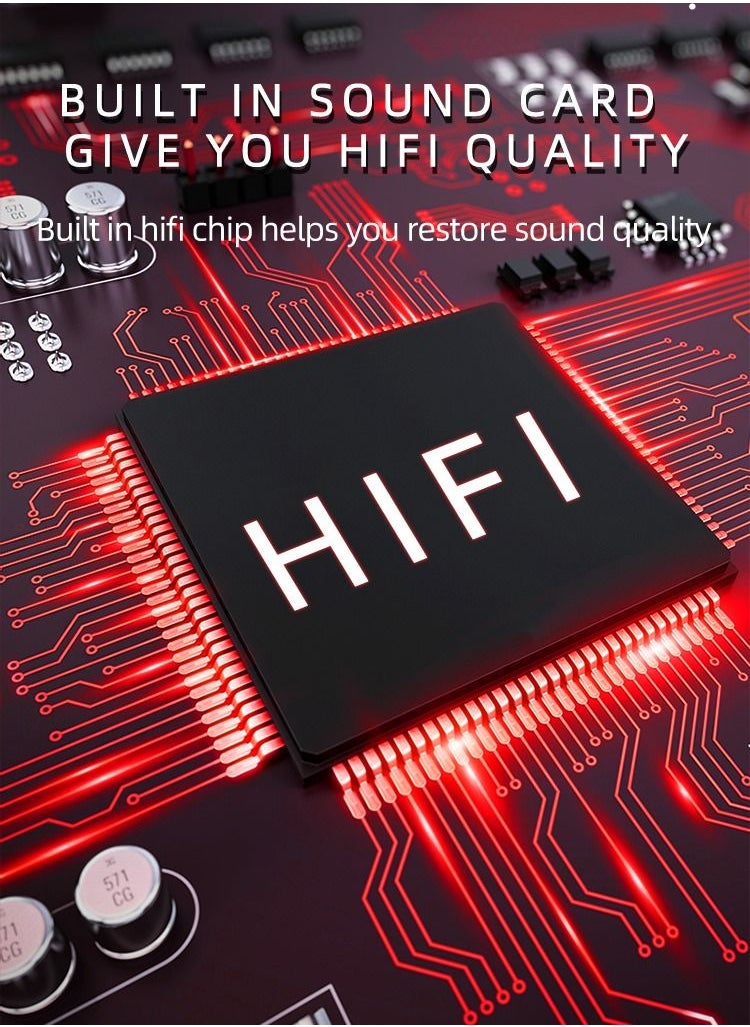 ميكروفون USB للألعاب للكمبيوتر الشخصي PS5 ، ميكروفون مكثف مع كتم صوت سريع ، مؤشر RGB ، حامل ثلاثي القوائم ، مرشح بوب ، حامل صدمات ، سماعة رأس للشاشة
