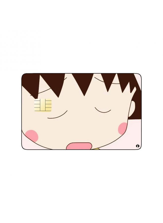 RKN PRINTED BANK CARD STICKER Maruko Anime - Image 1