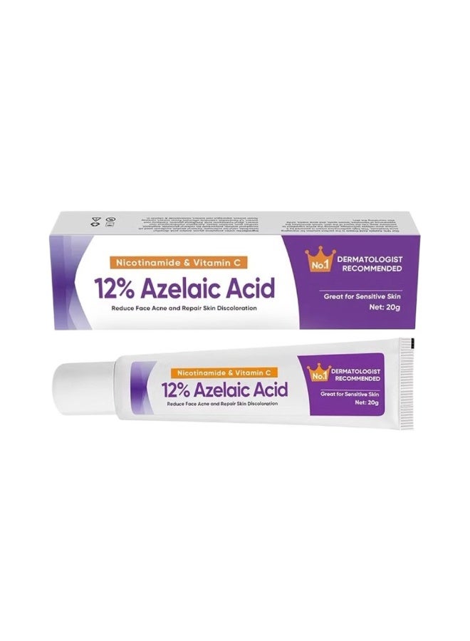 ATRJSZ 12% Azelaic acid serum, light acne marks, relieves redness, dark spots ,20g