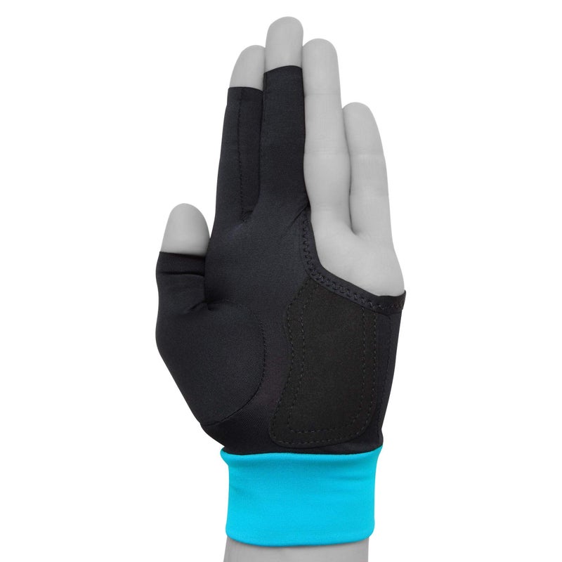 Longoni Sultan 2.0 Billiard Pool Cue Glove - for Left or Right Hand - Black (Large, for Left Hand (Right-Handed Player)) - Image 3