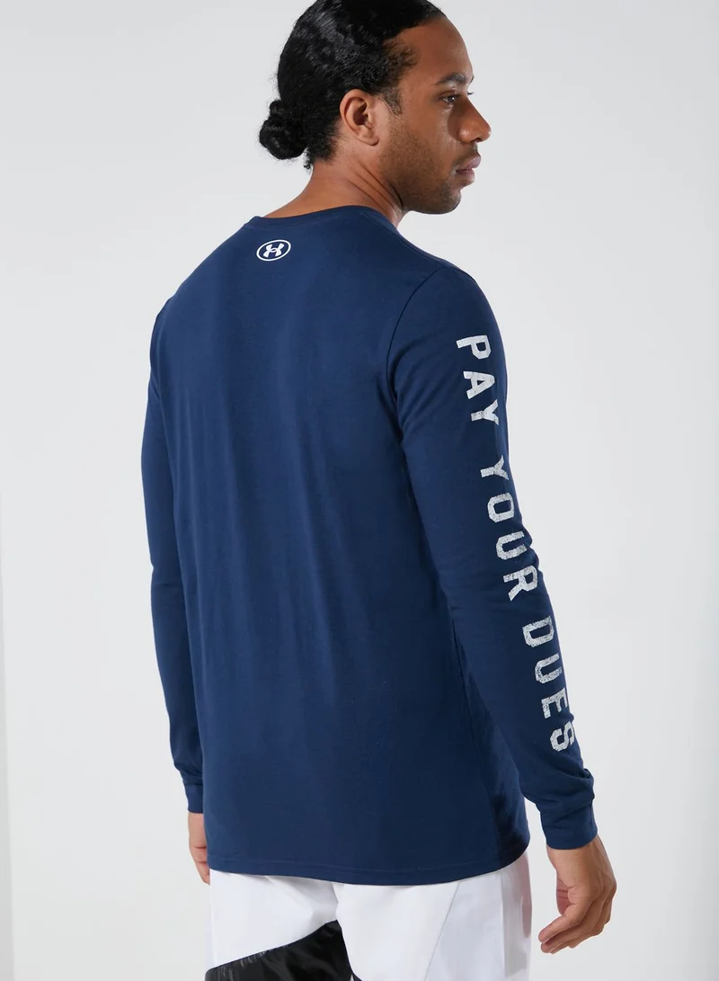 UNDER ARMOUR Project Rock Rents Due T-Shirt