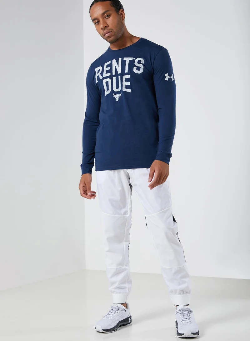 UNDER ARMOUR Project Rock Rents Due T-Shirt