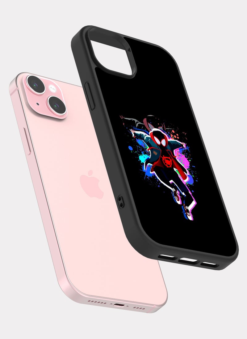 بكسلات كفر ايفون 15 بلس سبايدر مان مايلز طفل