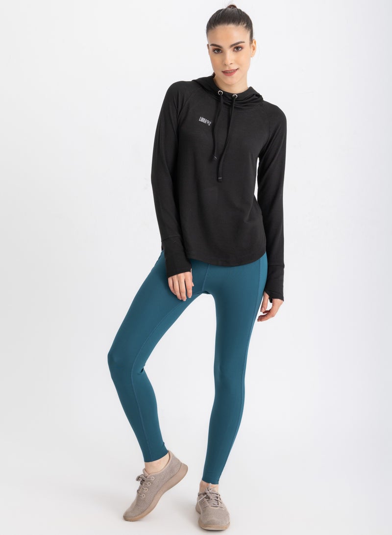 Libra Cloud Hoodie - Black