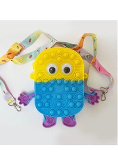 Prime by javaudan Pop Push Bubble Fidget Sensory Autism Special Needs Stress Reliever Popit Toys Simple Dimple Minion Bag For Kids  - Image 2