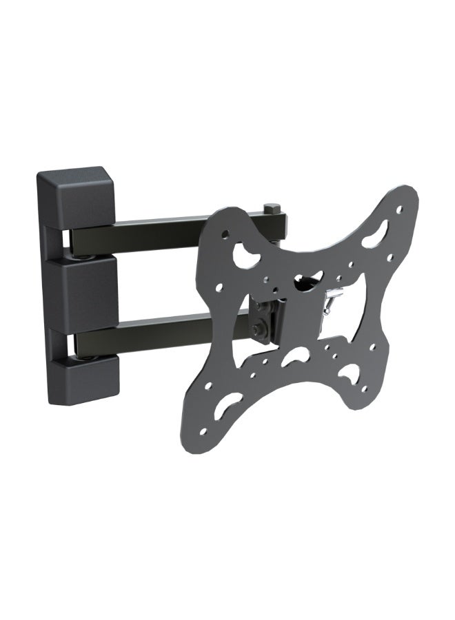 سكيل تك حامل حائط دوار للتلفزيون SH 30P لشاشات من 14 إلى 43 بوصة، VESA 200x200، مقاس الحائط 75 مم - 390 مم، أقصى حمولة 35 كجم - أسود - Image 1