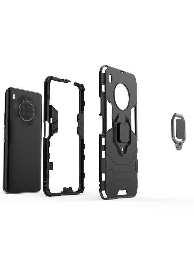 S-TOP Case For Huawei Y9a PC + TPU Shockproof Protective Case with Magnetic Ring Holder - Image 4
