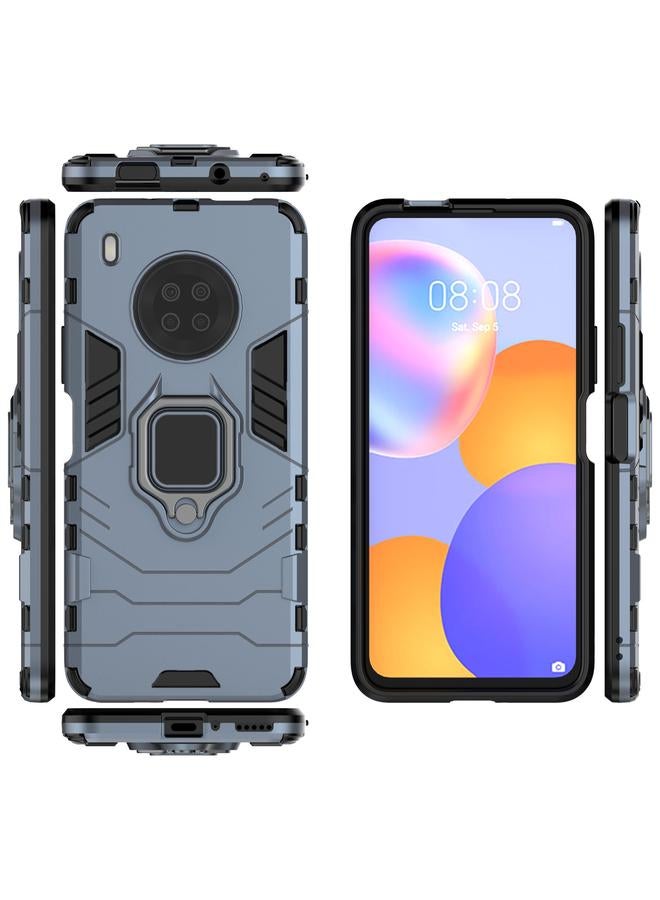 S-TOP Case For Huawei Y9a PC + TPU Shockproof Protective Case with Magnetic Ring Holder - Image 5