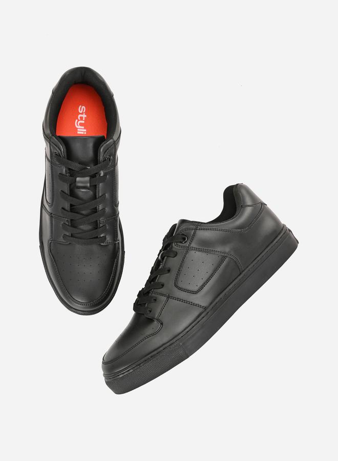 Styli Platform Sole Lace Up Court Sneakers  - Image 5