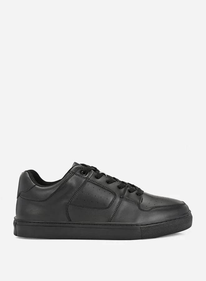 Styli Platform Sole Lace Up Court Sneakers