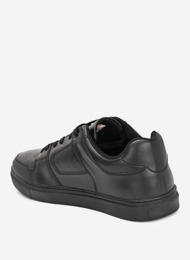 Styli Active Platform Sole Lace Up Court Sneakers