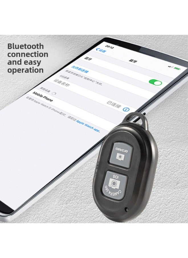 Bluetooth Self-timer Ios/Android Mobile Phone Smart Photography Accessories Wireless Remote Control Self-timer Artifact-Color:Bare Metal Without Electricity