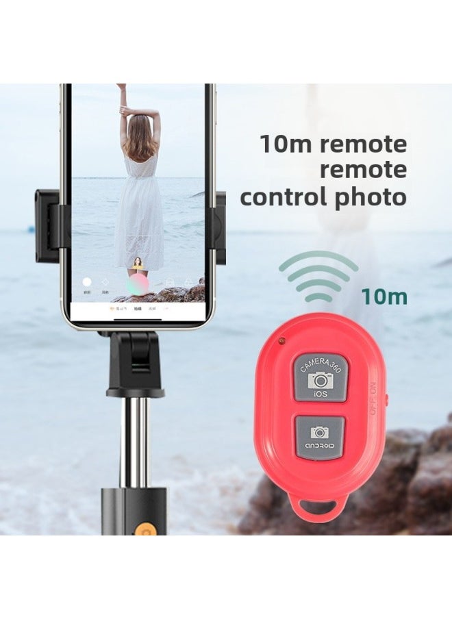 Bluetooth Self-timer Ios/Android Mobile Phone Smart Photography Accessories Wireless Remote Control Self-timer Artifact-Color:Bare Metal Without Electricity