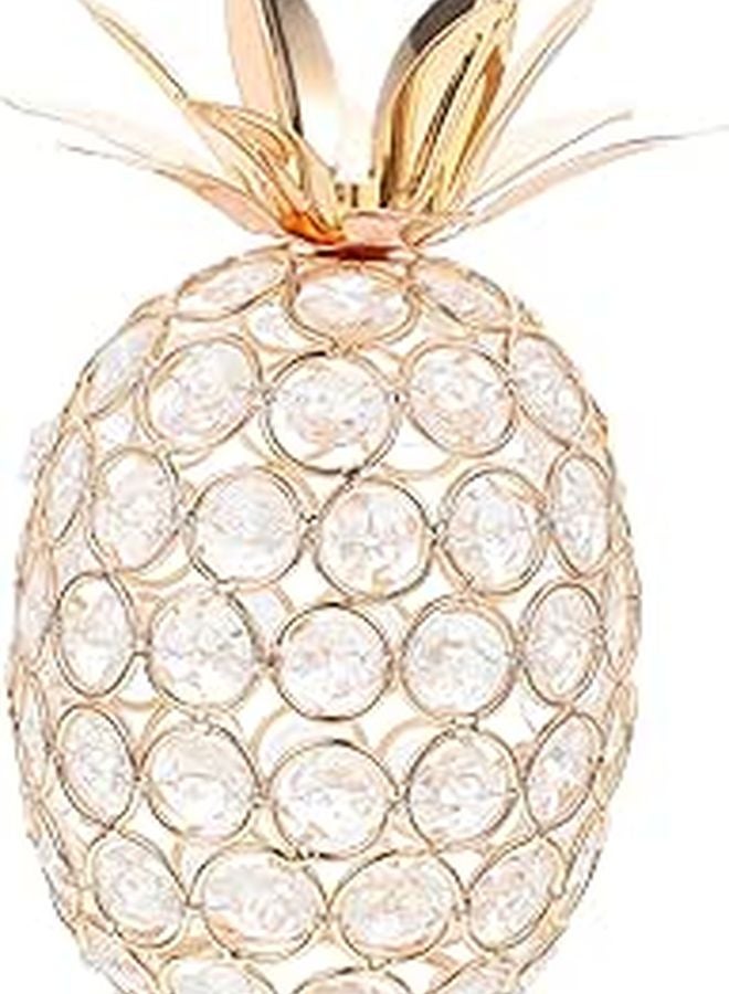 Crystal Pineapple Figurine Home Decor Centerpiece Elegant Beaded Durable Living Room Ornament - Image 1
