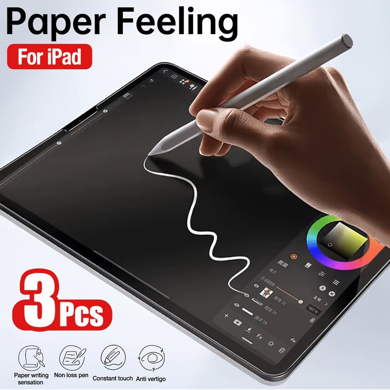 3pcs Frosted Matte Screen Protector For iPad 5 6 Pro 9 7 Inch High Sensitivity Smooth Touch Fit - Image 1