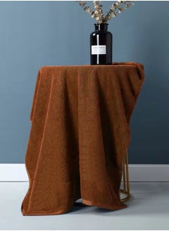 MAXQON 8-Pieces Towel Set - 100% Cotton 600 GSM, 2xBath Towel(70x140cm), 2xHand Towel(45x75cm), 4xFace Towel(30x30cm), Highly Absorbent Super Durable, Color-Brown  - Image 2