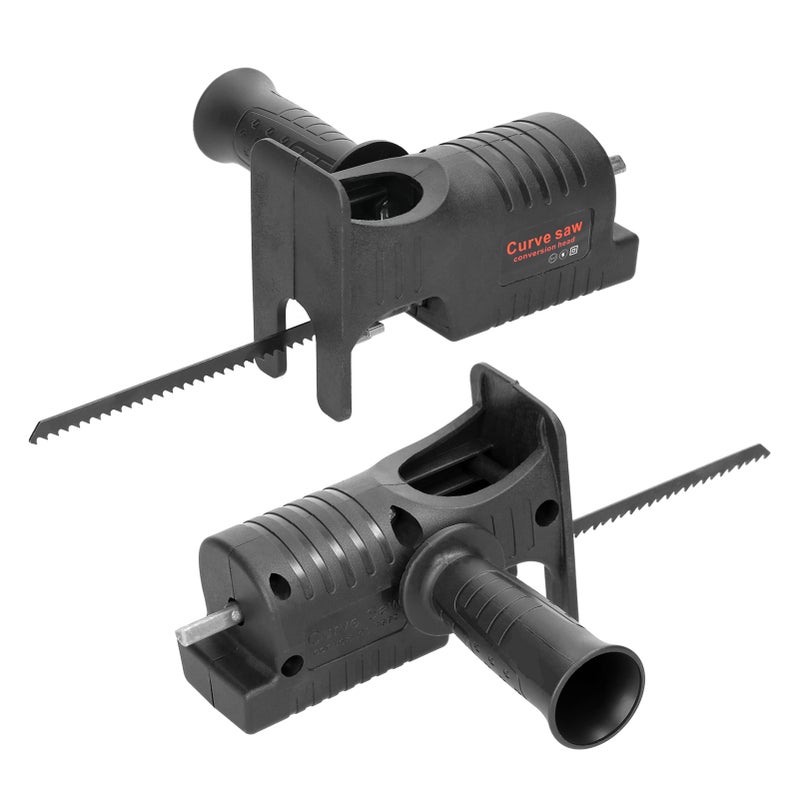 Electric Drill Modified To Electric Saws Accessory Modification Tool Kit Electric Reciprocating Saws Drill to Jig Saws Portable Woodworking Cutting Utility Tool for Wood Metal Cutting with 3 Sawblade - Image 4