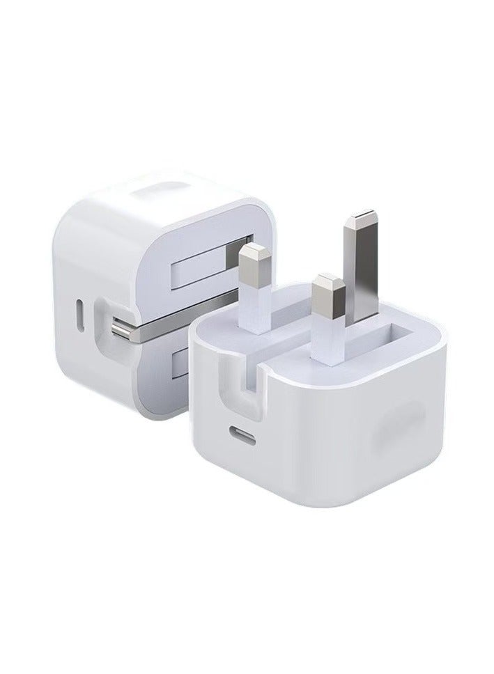 general 20W USB-C 3-Pin Power Adapter White | Charging Adapter - Image 2