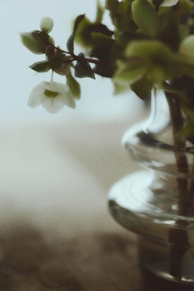 H&M Small tiered glass vase