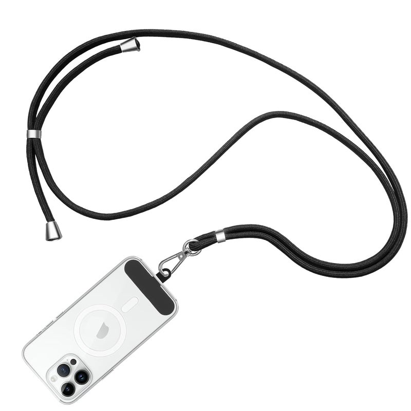 Meliya Phone Lanyard for Phone Case Adjustable Phone Strap Set for All Phone Case Universal Phone Neck Strap and Wrist Strap for Phone, Not Includes Phone Case - Image 1