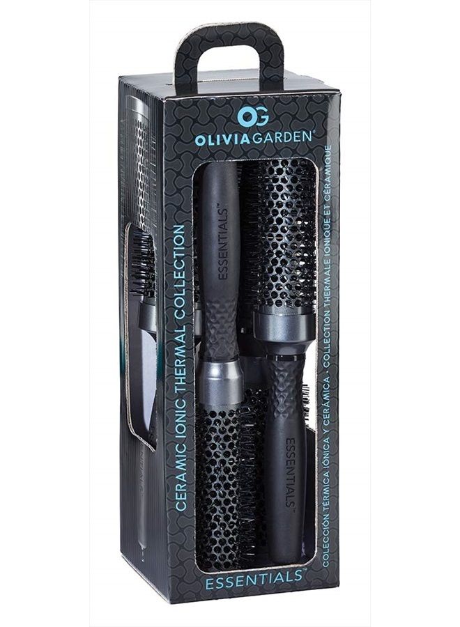 Olivia Garden ESSENTIALS Thermal 4-pc box deal: OGE-BT55, OGE-BT45, OGE-BT35, OGE-BT25 + box - Image 1